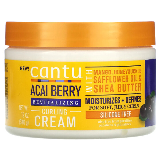 Revitalizing Curling Cream, Acai Berry , 12 oz (340 g)