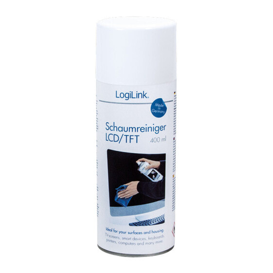 LogiLink RP0012 - Equipment cleansing spray - Metal/Plastic - 400 ml