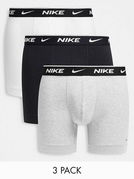 Nike boxer brief 3 pack in grey