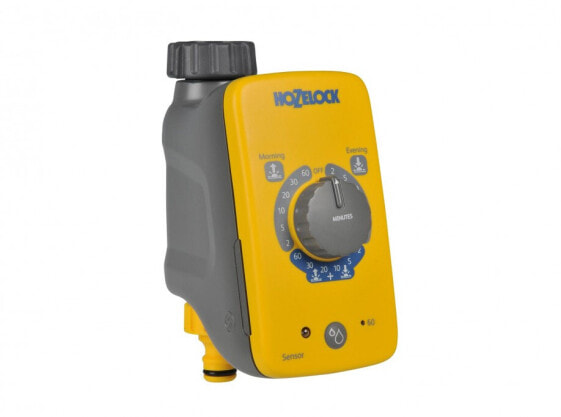 Hozelock Sensor Controller - Mechanical watering timer - 60 min - Grey - Yellow - 1 pc(s)