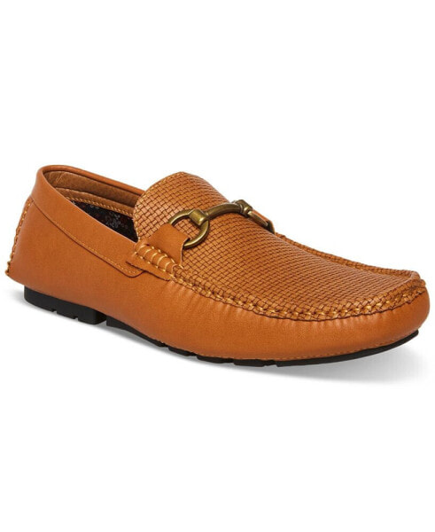 M-Dashin Croc-Embossed Faux-Leather Loafers
