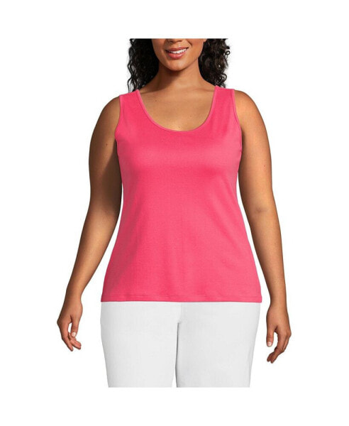 Plus Size Cotton Tank Top