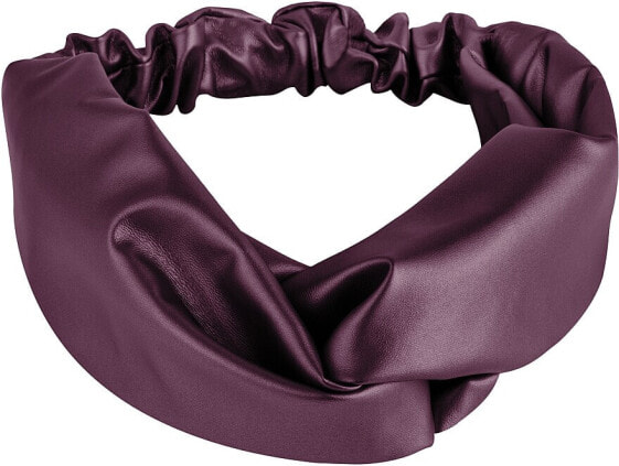 Haarband Marsala Faux Leather Twist