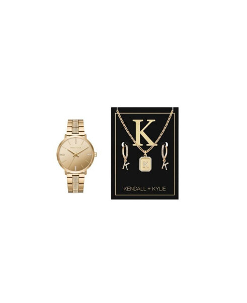 Часы Kendall & Kylie Shiny Gold Tone   Watch