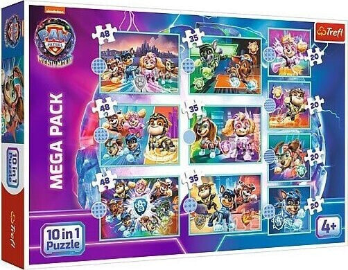 Trefl PUZZLE 10W1 TREFL PAW PATROL WESOLY DZIEN PUD