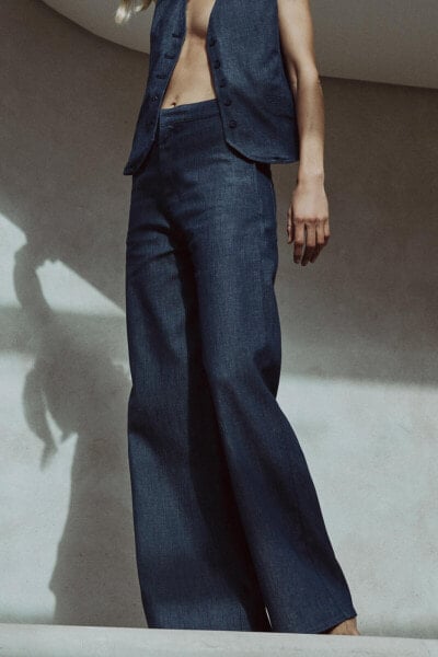 ZW COLLECTION STRAIGHT HIGH-WAIST JEANS