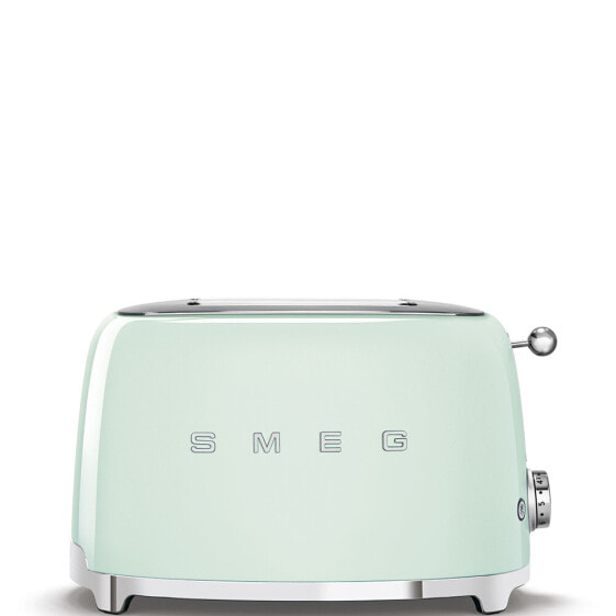 SMEG toaster TSF01PGEU (Pastel Green), 2 slice(s), Green, Steel, Buttons, Level, Rotary, China, 950 W