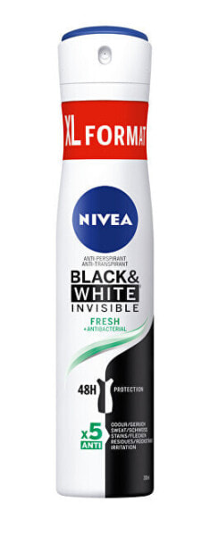 Antiperspirant in spray Black & White Invisible Fresh (Anti-perspirant) 200 ml