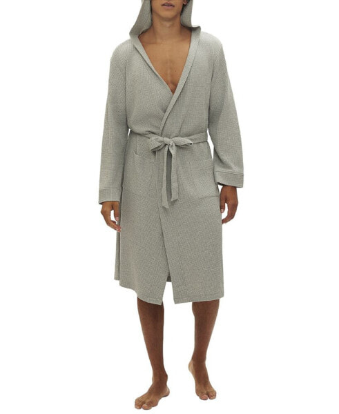 Пижама мужская GAP с капюшоном из вафельного трикотажа