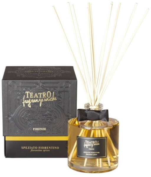 Raumerfrischer Zimt & Myrrhe - Teatro Fragranze Uniche Speziato Fiorentino with Sticks 100 ml