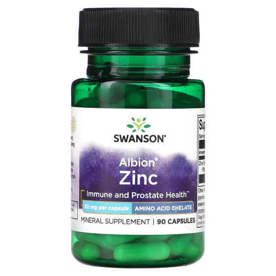 Swanson, Albion Zinc, 30 мг, 90 капсул