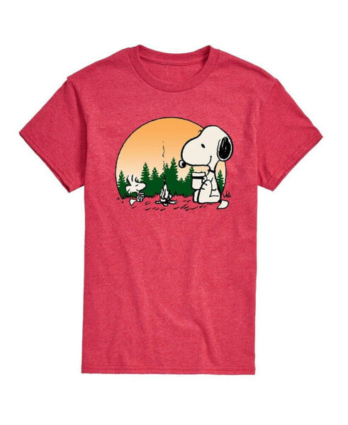 Men's Peanuts Campfire Mugs T-shirt