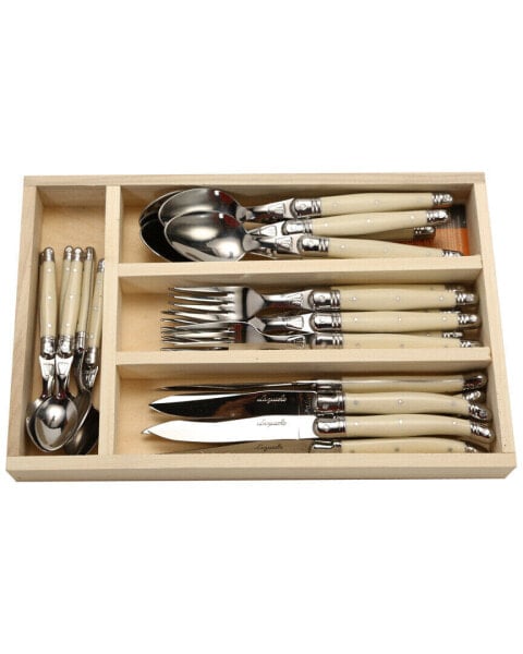 Jean Dubost Laguiole 24Pc Flatware Set