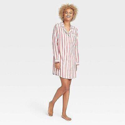 Women's Striped Perfectly Cozy Flannel Plaid NightGown - Stars Above