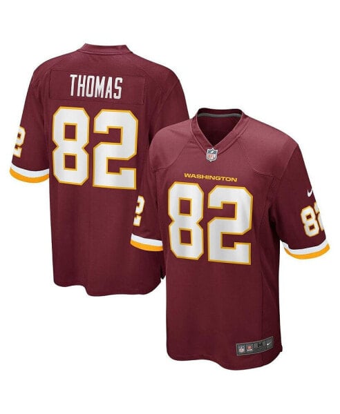 Men's Logan Thomas Burgundy Washington Football Team Game Jersey