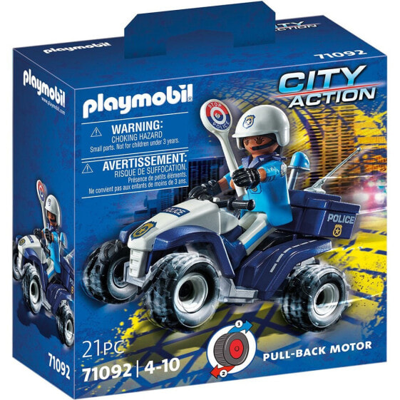 Игровой набор фигурок Playmobil Полицейский квадроцикл City Action