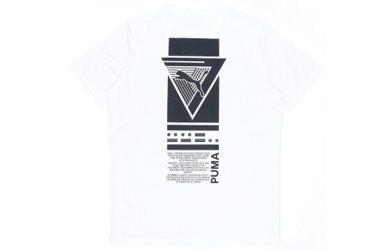 Puma Graphic Epoch 圆领印花短袖T恤 男款 白色 / Футболка Puma Graphic Epoch T 579120-02