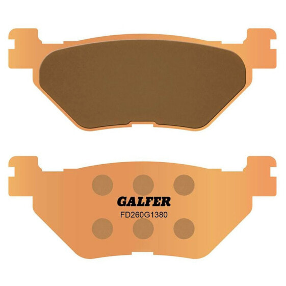 Тормозные накладки для скутера GALFER Scooter FD260G1380, синтезированные