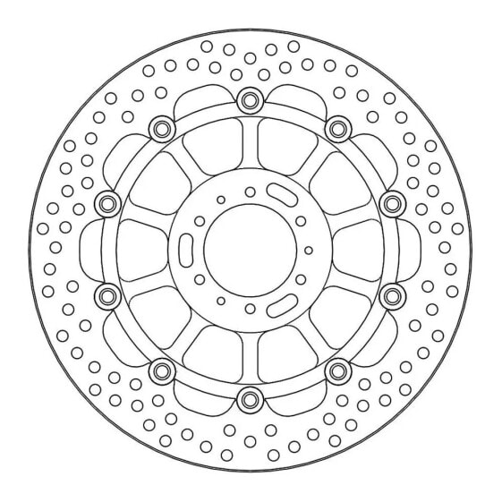 MOTO-MASTER Round Honda 113171 Left&Right front brake disc