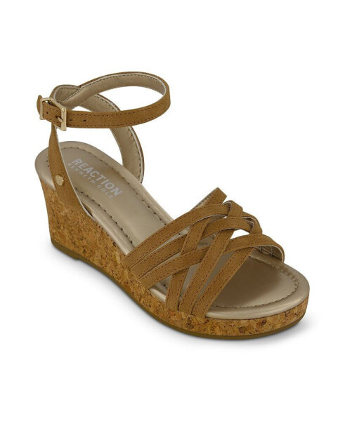 Big Girls Anastasia Bella Strap Wedge Sandals