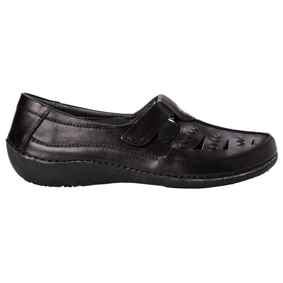 Propet Clover Slip On Womens Black Flats Casual WCX063LBLK