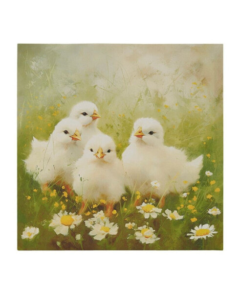 Sunshine Animals Chicks Canvas Wall Art