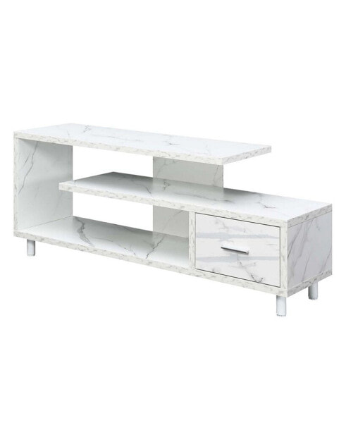 59" Seal II 1 Drawer 65 inch TV Stand with Shelves