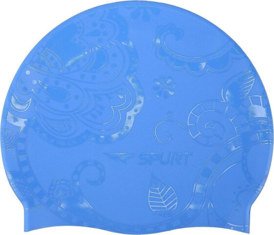 Шапочка плавательная женская SPURT Czepek silikonowy dams 224 g-type синий
