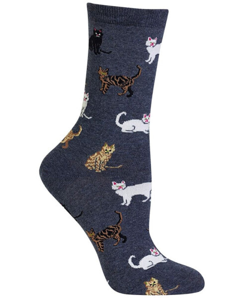 Women's Cats Fashion Crew Socks