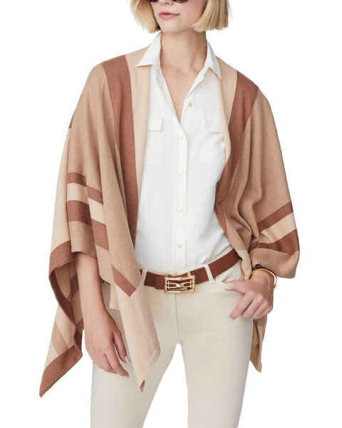 J.Mclaughlin Maud Poncho Women's Brown Os