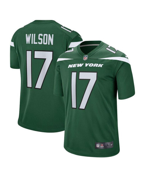 Men's Garrett Wilson Green New York Jets Player Game Jersey