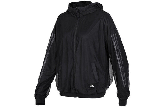 Куртка спортивная женская adidas FK3522 черная