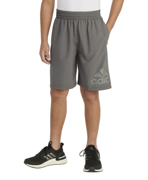 Big Boys AEROREADY® Elastic Waistband Big Logo Woven Shorts