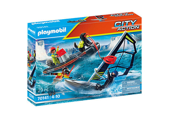 Игровой набор Playmobil City Action Спасатель на полярном паруснике - Мальчик/Девочка - 4 года - Пластик