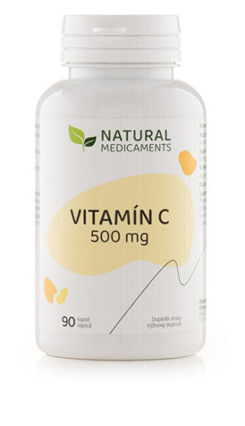 БАД для укрепления иммунитета Natural Medicaments Витамин C 500 мг 90 капсул
