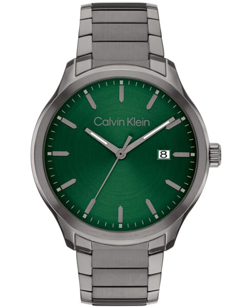 Часы Calvin Klein 3H Quartz Gray Stainless Steel Watch