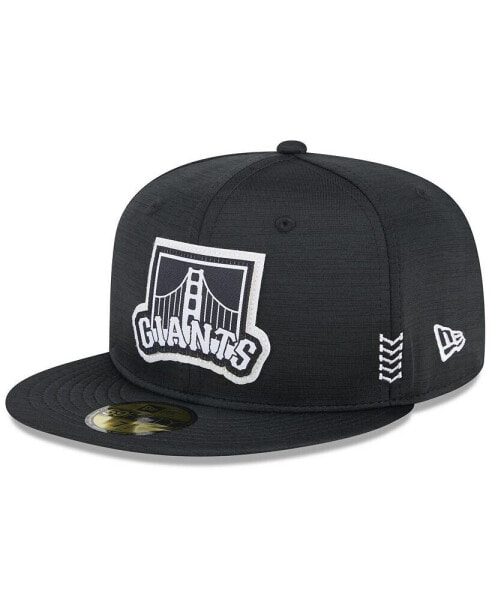 Бейсболка New Era мужская черная San Francisco Giants 2024 Clubhouse 59FIFTY