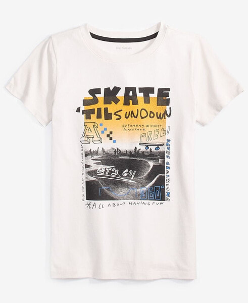 Big Boys Skate 'Til Sundown Graphic T-Shirt, Created for Macy's