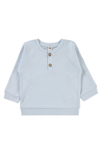 Bebek Sweatshirt 6-18 Ay Mavi