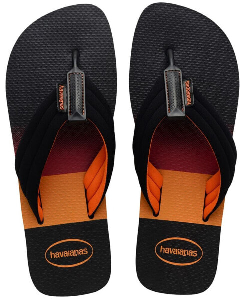 Men's Urban Print Flip Flop Sandals