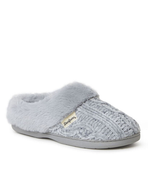 Тапочки Dearfoams Claire Chenille Knit Clog