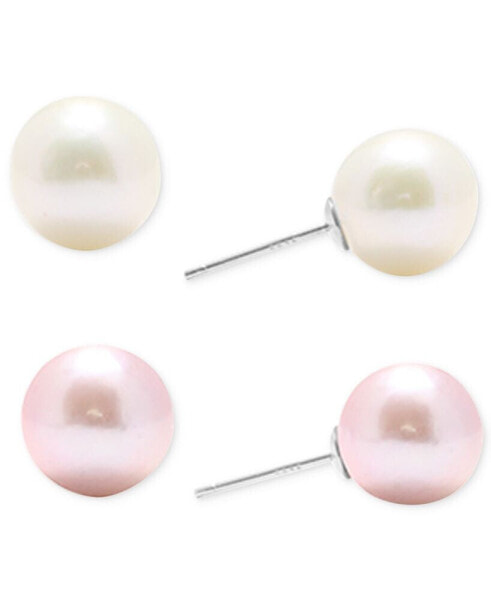 Серьги Macy's Pink & White Pearl