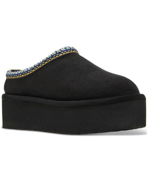 Elyse-W Platform Cozy Slippers