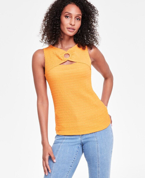 Women's Textured O-Ring Top, Created for Macy's