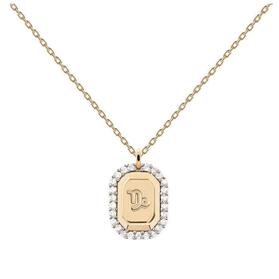 Originální pozlacený náhrdelník Kozoroh CAPRICORN CO01-577-U (řetízek, přívěsek)