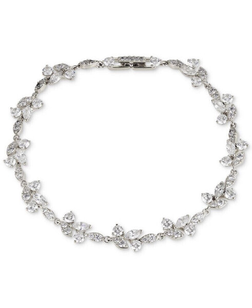 Silver-Tone Crystal Line Bracelet, Created for Macy's
