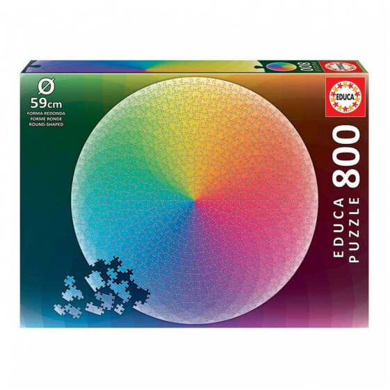 EDUCA BORRAS 800 Rainbow Pieces Puzzle