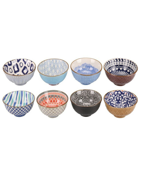 Ooh LaLa Mix and Match 10 Ounce Bowls, Set of 8