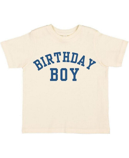 Toddler Boys Birthday Varsity Short Sleeve T-Shirt