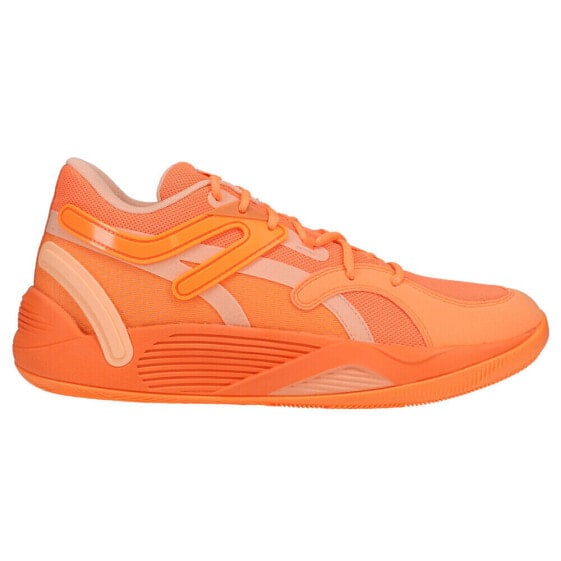 Puma Trc Blaze Court Basketball Mens Orange Sneakers Athletic Shoes 37658202